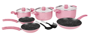 Grandi Cook Pop set 11 pcs Stewpot 16-20-26+ Fry Pan 20-22-26 + 2 Kitchen Tools Free