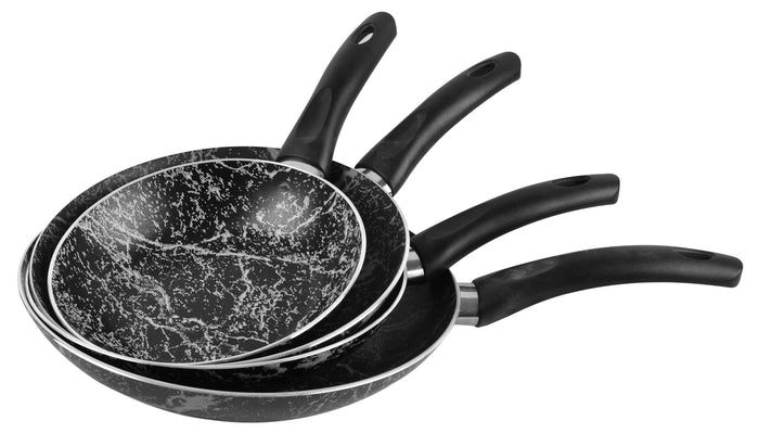 Grandi Cook Marble Fry Pan Set 16-18-22-28