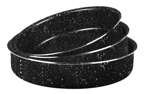 Grandi Cook Marble Round Oven tray Set 22-26-30