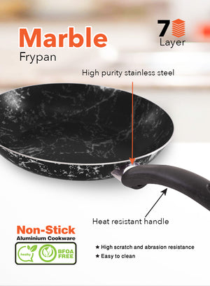 Grandi Cook Marble Fry Pan Set 18-24