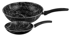 Grandi Cook Pop Set 2 Pcs Wok Frypan 24 Frypan 16